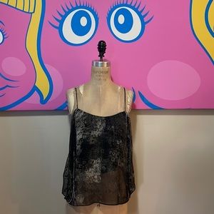 Of Two Minds Silk Camisole Top